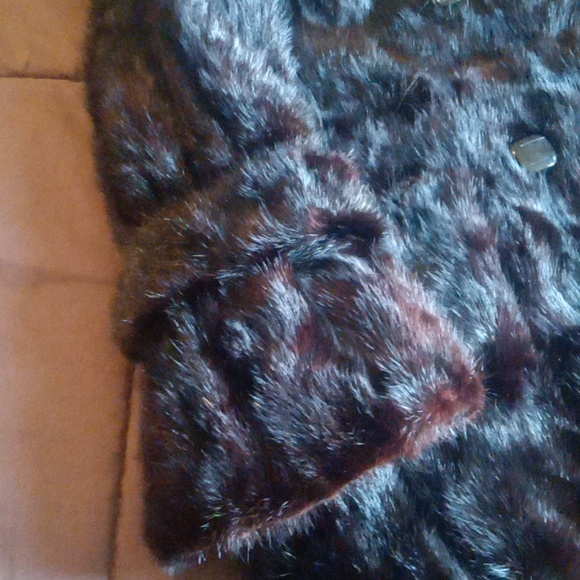 Vintage Dark Fur Coat - Picture 5 of 12
